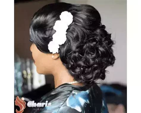 55 Stunning Black Wedding Hairstyles And Haircuts With Photos Fabbon