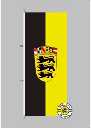 Baden W Rttemberg Gro Es Landeswappen Hochformat Flagge St Dte Und