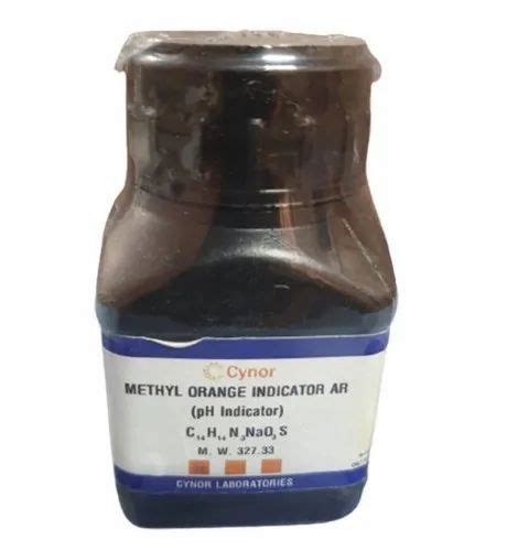 Methyl Orange PH Indicator AR Chemical, Bottle, 100 ml at Rs 999/bottle ...