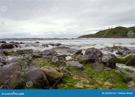 Rocky Beach Coastal Sea View With Headland Stock Photo Image Of