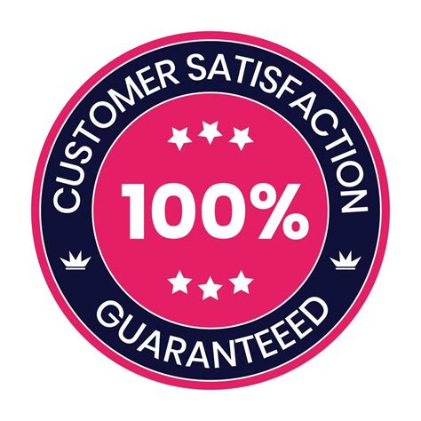 customer satisfaction icons, rubber, customer satisfaction badge, seal ...