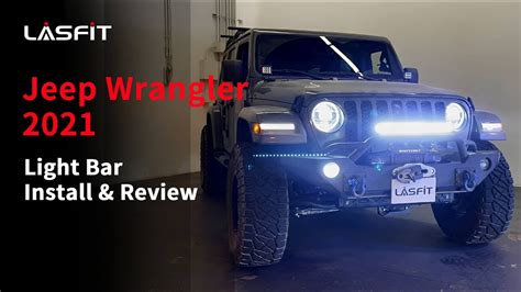 2021 Jeep Wrangler Front Bumper Newest Led Light Bar Installation And Review Youtube