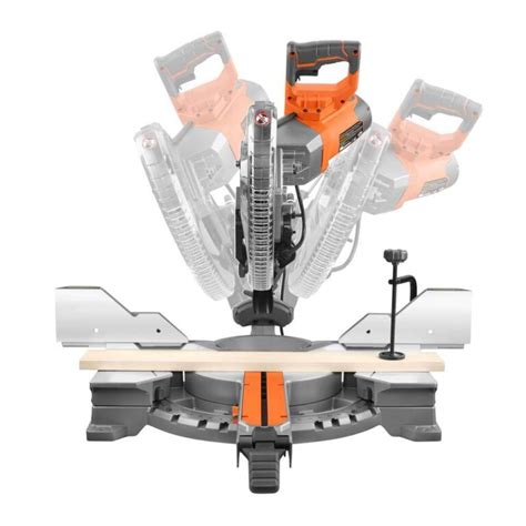 Ridgid R R Bnf Corded In Dual Bevel Sliding Miter Saw