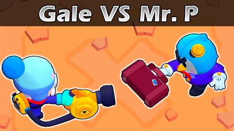 Gale Vs Mr P 1vs1 23 Test Brawl Stars Youtube