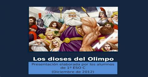 Dioses olímpicos 1 c PPT Powerpoint