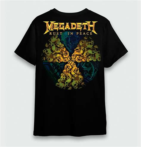 Camiseta Oficial Megadeth Rust In Peace Oficina Rock