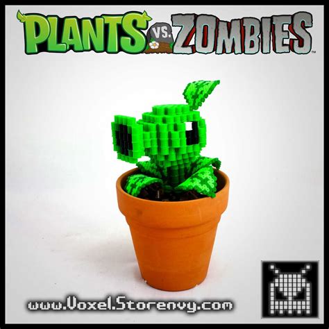 Thisisthepeashooterfromplantsvszombiesimadeinthecoolnew3dperlerbeadartstyle