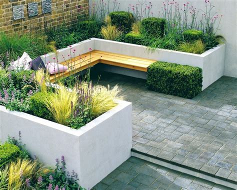 Landscape design garden bench - 71 photo