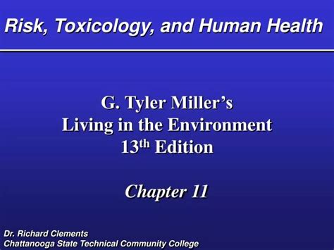 Ppt Risk Toxicology And Human Health Powerpoint Presentation Free