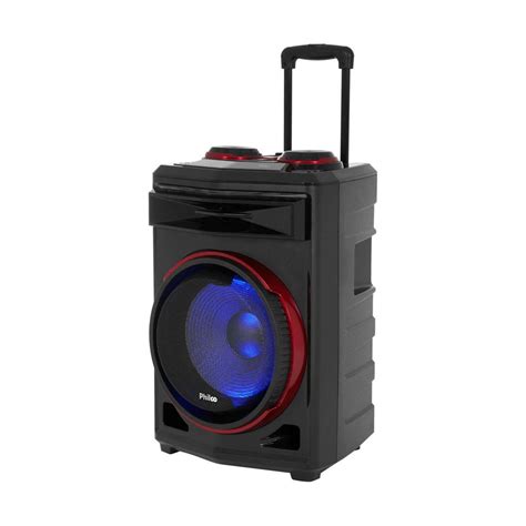 Caixa De Som Philco Extreme Bass PCX6500 Woofer 12 Bluetooth V5 0 USB