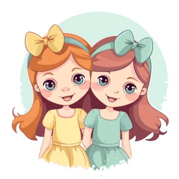 Sisters Holding Hands Clipart Images | Free Download | PNG Transparent ...