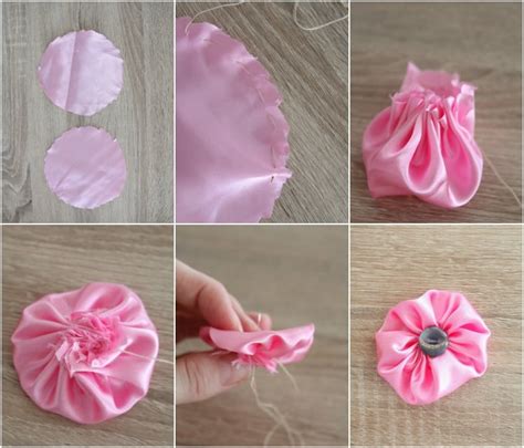 Stoffblumen Selber Machen Und Romantische Note Zaubern Diy Ideen