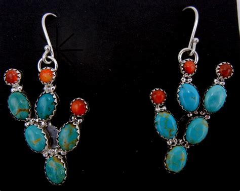 Navajo Ted Secatero Turquoise Red Spiny Oyster And Sterling Silver