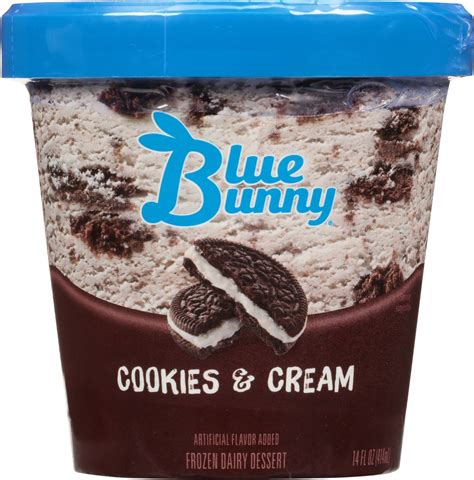 Blue Bunny Cookies And Cream Frozen Dessert 14 Oz Shipt