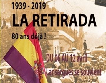 Hommages aux républicains espagnols à Lansargues 34 du 6 au 12 avril