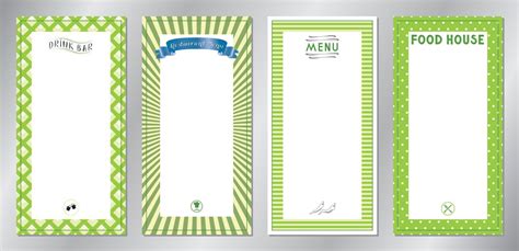 Classic Restaurant Menu Templates 16386268 Vector Art At Vecteezy