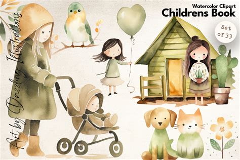 Watercolor Childrens Book Illustration Graphic by Dazzling ...