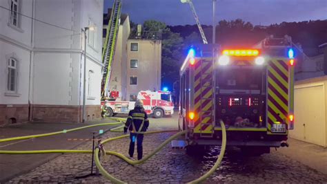 stadt trier on Twitter ℹ Der Einsatz wegen des Dachstuhlbrandes in