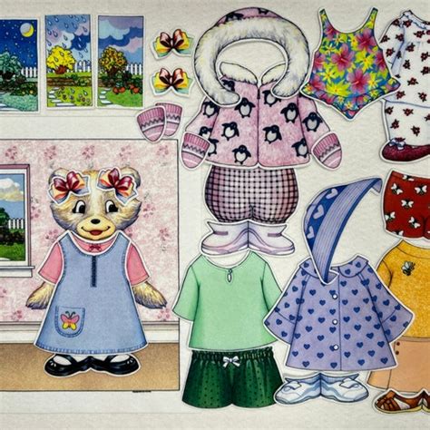 Dress Me Weather Bear 2 Sizes Felt Flannel Board Story Set Etsy