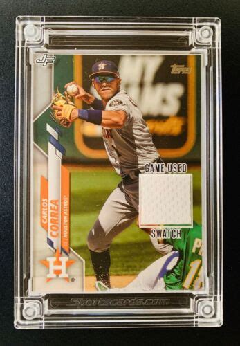 Carlos Correa 2022 Jersey Fusion Topps Game Worn Houston Astros EBay