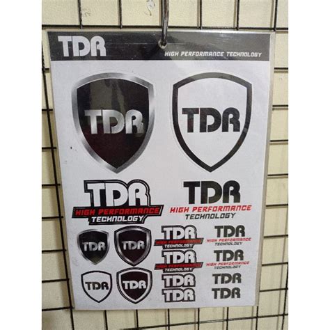 Jual Stiker Set Tdr Racing Original Tdr Racing Shopee Indonesia