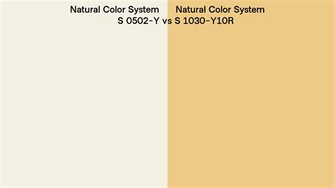 Natural Color System S 0502 Y Vs S 1030 Y10r Side By Side Comparison