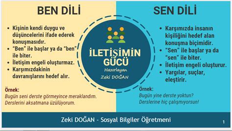 Ben Dili Sen Dili Sosyal Bilgiler