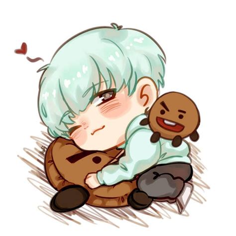 Bts St Century Girls Chibi Suga Bts Fanart Bts Chicos Bts The Best