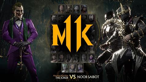 Mortal Kombat 11 The Joker Vs The Batman Who Laughs Noob Saibot Youtube