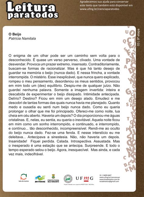 Textos Para Trabalhar Em Sala De Aula Image To U