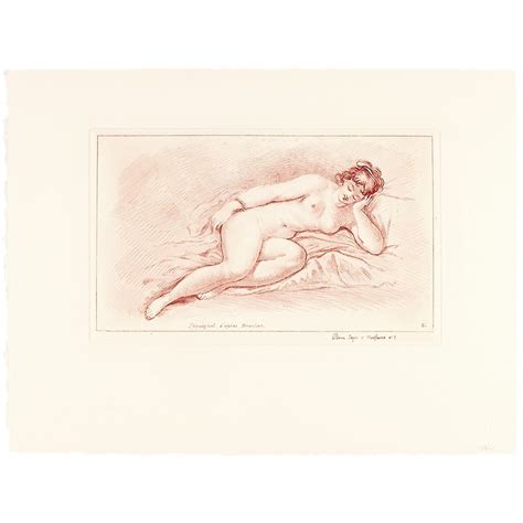 Naked Woman Lying On Her Side Leaning Her Face On Her Hand Librairie