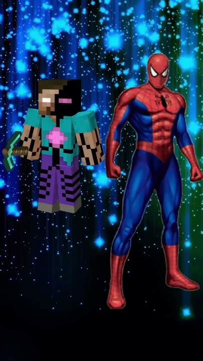 Herobrine Vs Spider Man From Mcu Minecraft Gaming Shorts Ytshorts