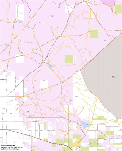 Johnson Valley - California Trail Map