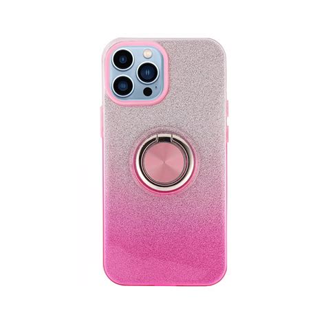 Capa Iphone Pro Brilhantes Anel Rosa Copertini