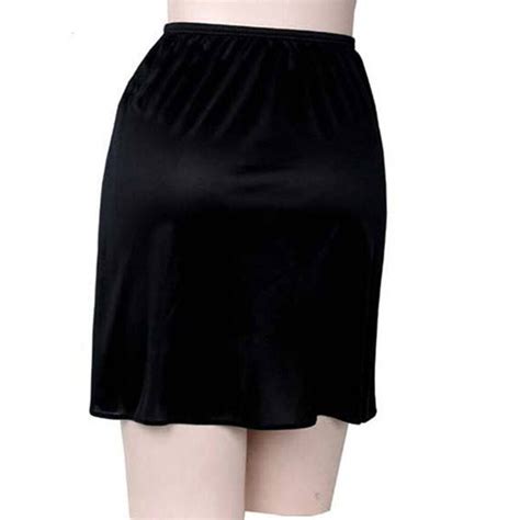 Women Waist Intimate Half Slip Lady Underskirt Petticoat Half Slips Dr