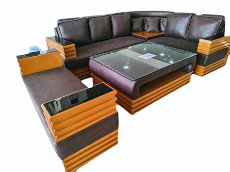 7 Seater Teak Wood Brown Sofa Set At Rs 65000 Set In Jammu ID