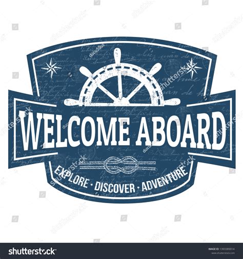 396 Welcome Aboard Nautical Images, Stock Photos & Vectors | Shutterstock