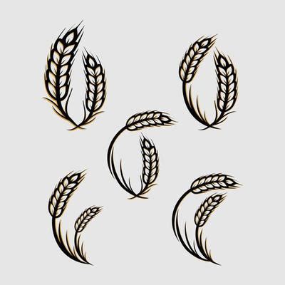 Wheat Silhouette Vector Art, Icons, and Graphics for Free Download