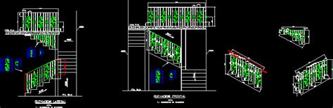 Detalle De Baranda En AutoCAD Librería CAD