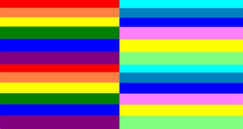 Rainbow Colors Normal And Inverted By Avricci On Deviantart