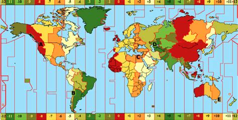 Husos Horarios Ejercicio De Pr Ctica Husos Horarios Prevenci N De