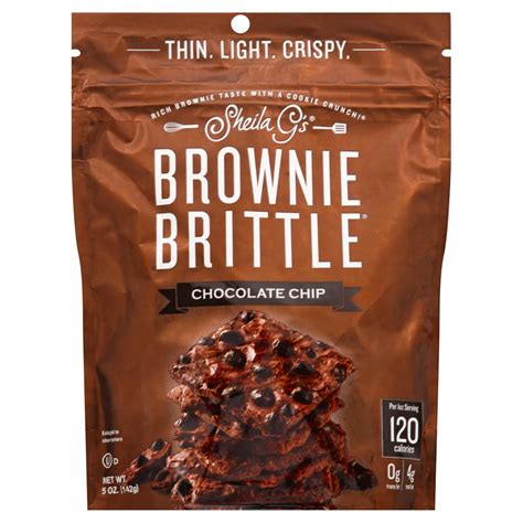 Sheila G's Chocolate Chip Brownie Brittle - Shop Cookies at H-E-B