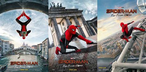 スパイダーマンが世界旅行『スパイダーマン：ファー・フロム・ホーム』の海外版ポスターが公開 フロントロウ ｜ グローカルなメディア