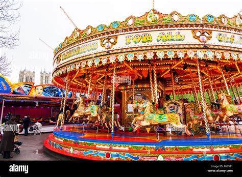 Merry go round fair ride merry-go-round funfair children's rides fun ...