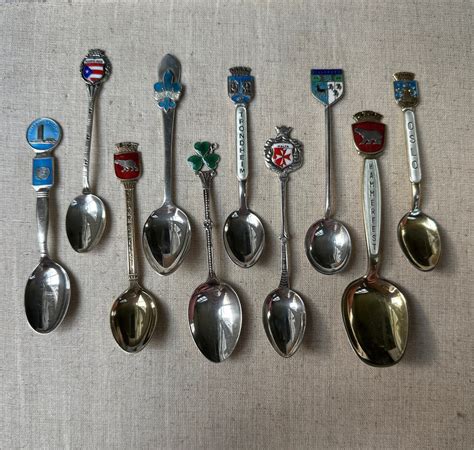 Vintage 925 Sterling Silver Collectible Souvenir Spoons - Etsy