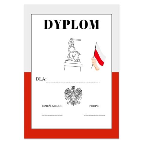 Dyplom Patriotyczny Plikshop Pl