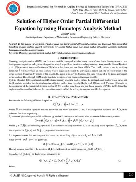 Solution Of Higher Order Partial Differential Equation By Using