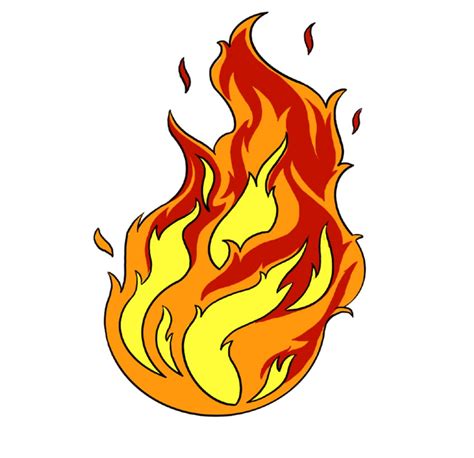 How to Draw Fire - A Tutorial on How to Draw Flames