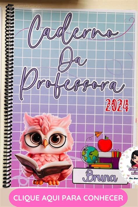 Caderno Da Professora In Planner Professor Gratis