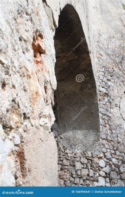An Old Castle Ruin In The Woods Stock Image Image Of Ruins Plateau